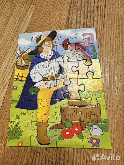 Пазлы 4 шт по 24 детали