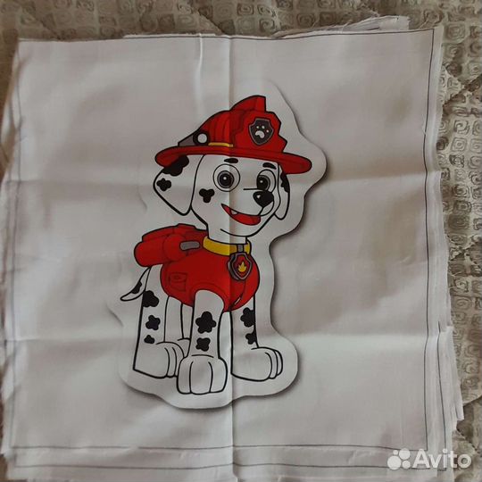 Щенячий патруль, панели для подушек