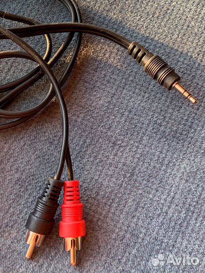 Кабель jack 3.5 - 2RCA 1,25 m
