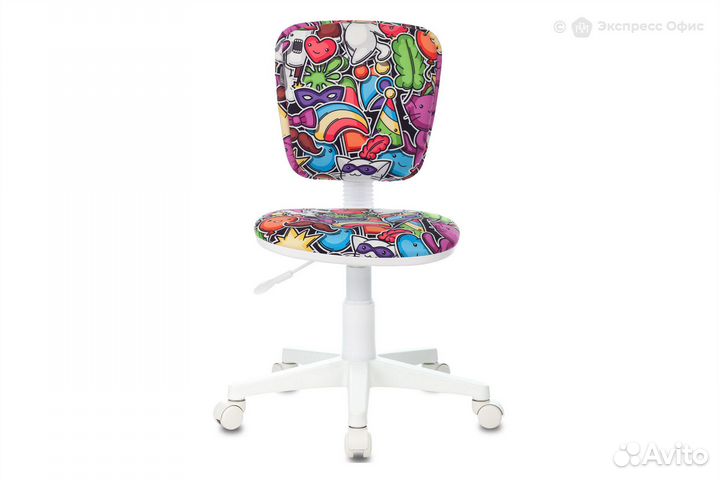 Кресло компьютерное детское Бюрократ CH-W204NX/mas