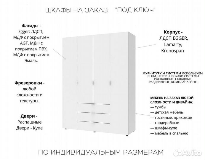 Гардеробный шкаф 