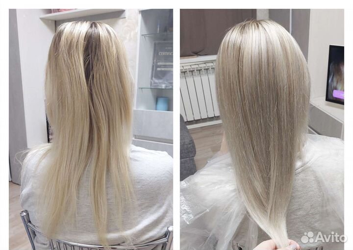 Окрашивание волос,с выездом на дом