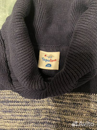 Свитер для мальчика 110 116