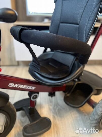 Трехколесный велосипед kreiss с ручкой