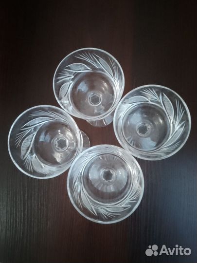 Хрустальные фужеры бокалы СССР