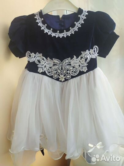 Платье нарядное для девочки на 2 годика