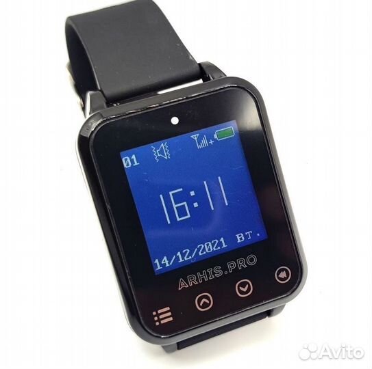 Влагозащищенный пейджер часы для официанта Элит