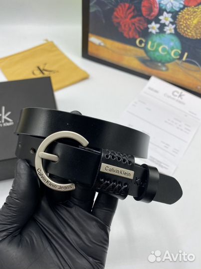 Ремень женский кожаный