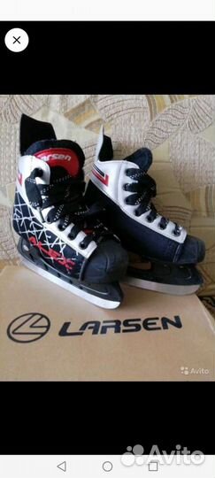 Коньки ледовые Larsen Alex
