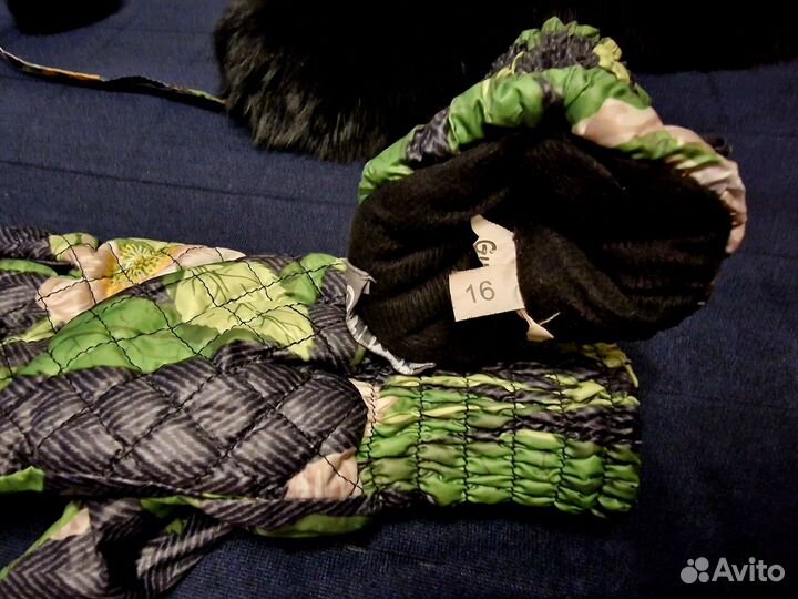 Шапка для девочки+ перчатки