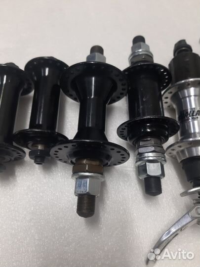 Втулки задние и передние Shimano, SunRase