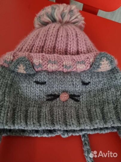 Комплект шапка и варежки Zara