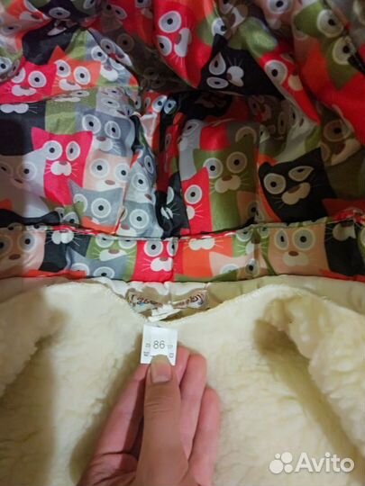 Зимний костюм для девочки 86 92