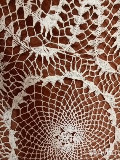 Накидка на подушку 1,1м ручное старинное вязание