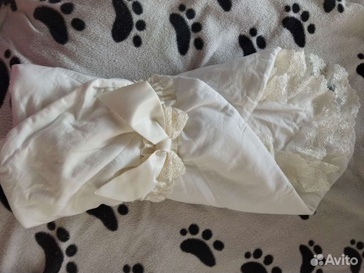 Конверт одеяло на выписку весна/осень