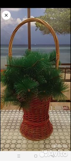 Корзина плетеная