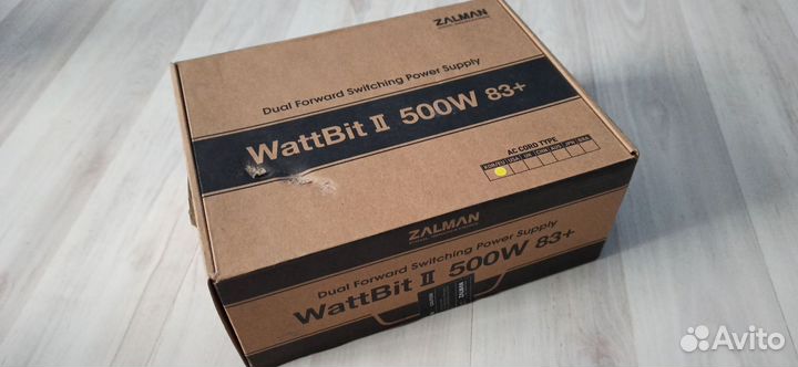 Блок питания zalman wattbit 2 500w 83+