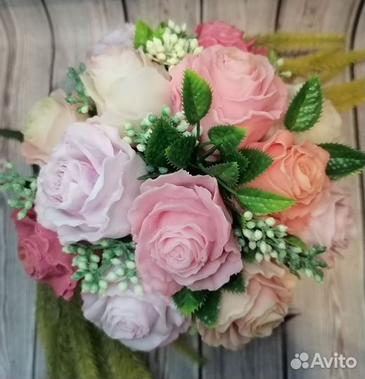 Букет из мыла ручной работы