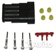 Колодка штыревая 4 серия 1,5 AMP Super seal