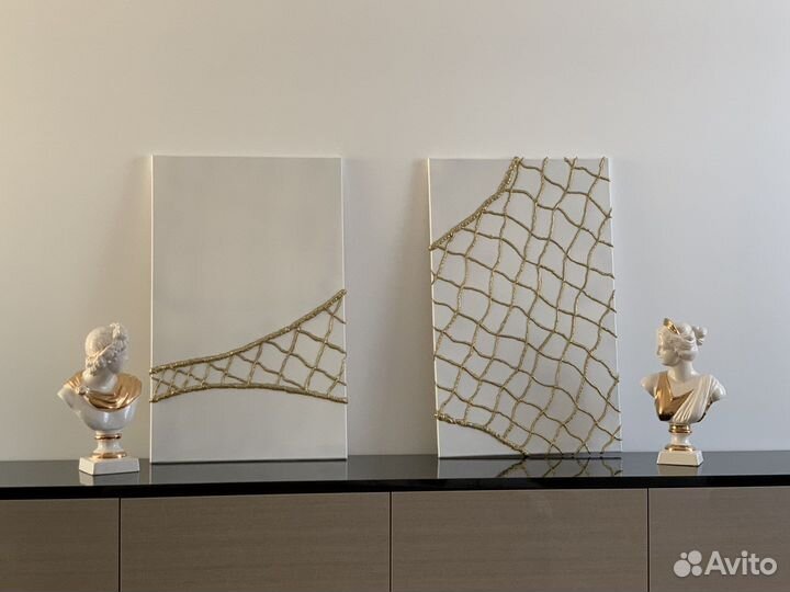 Картины диптих акрил