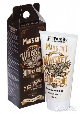 Шампунь-Гель для душа 2 в 1 мужской MAN’S gift