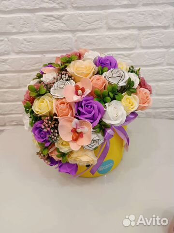 Цветы из мыльной пены