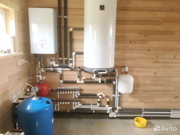 Отопление.Теплый пол. Водоснабжение.Канализация