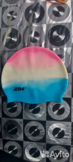 Шапка для бассейна детская и очки