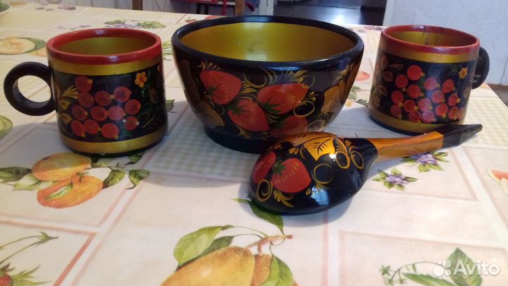 Посуда хохлома