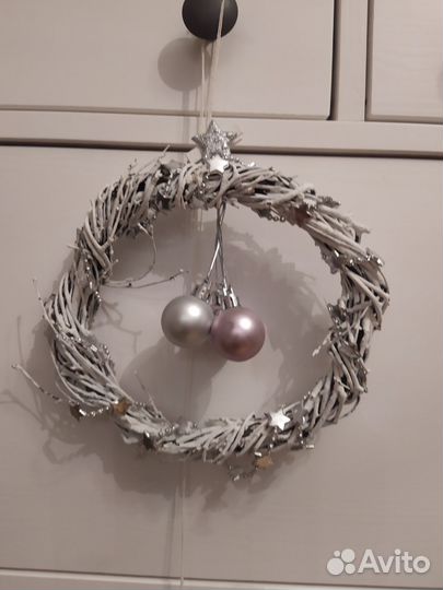 Новогодний и рождественский декор, венки, елки