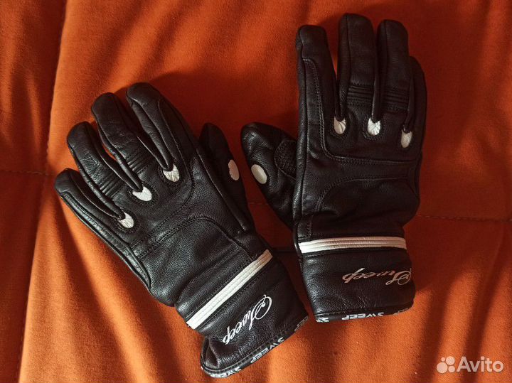 Мотоперчатки кожаные женские Sweep M