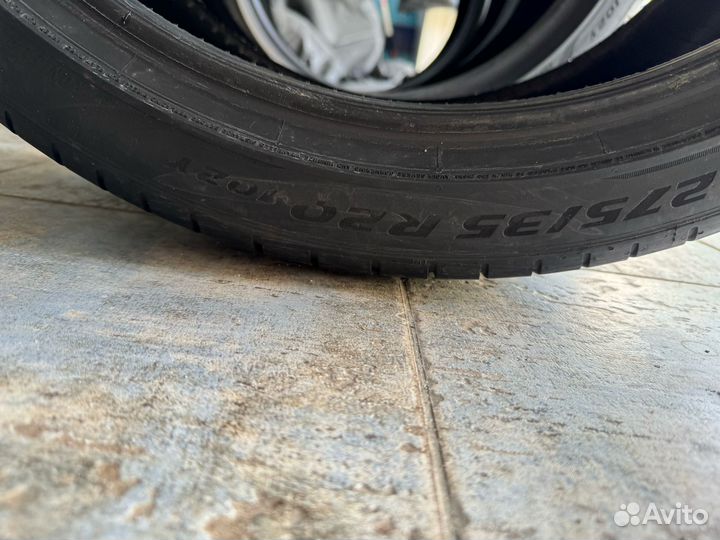 Pirelli P Zero 245/40 R20 и 275/35 R20