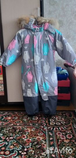 Зимний комбинезон для девочки 110