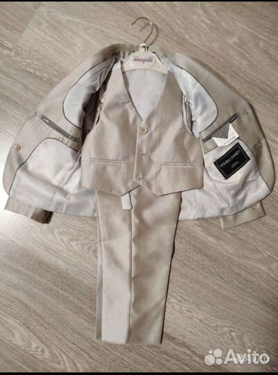 Брючный костюм тройка детский