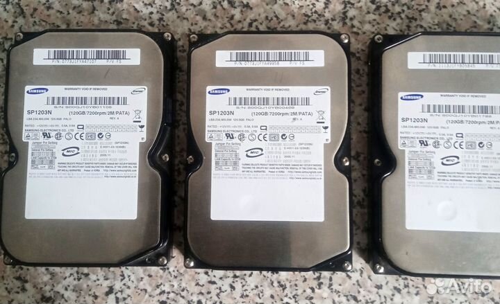 Жесткие диски 120gb IDE