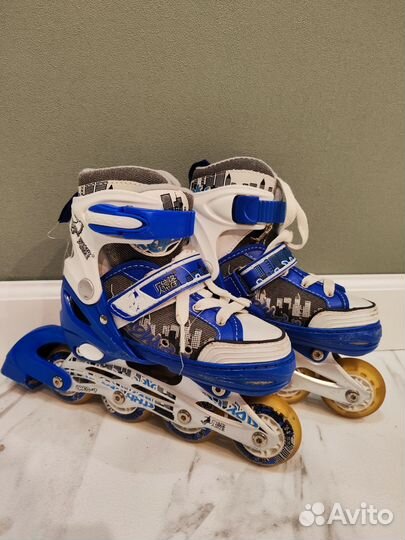 Роликовые коньки детские раздвижные