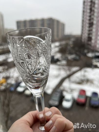 Фужеры хрустальные СССР