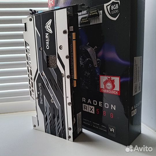 Видеокарта AMD Radeon RX 580 nitro+ OC 8GB