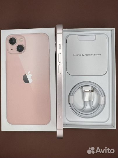 Телефон iPhone 13 128Gb Pink 1 SIM + 1 eSIM