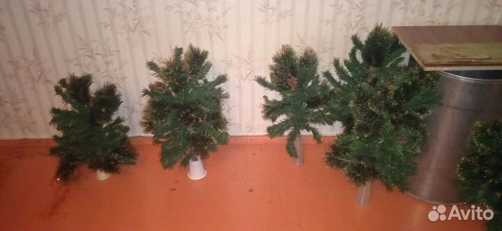 Елка искусственная сосна пушистая, новая