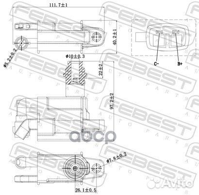 Катушка зажигания 01640011 Febest