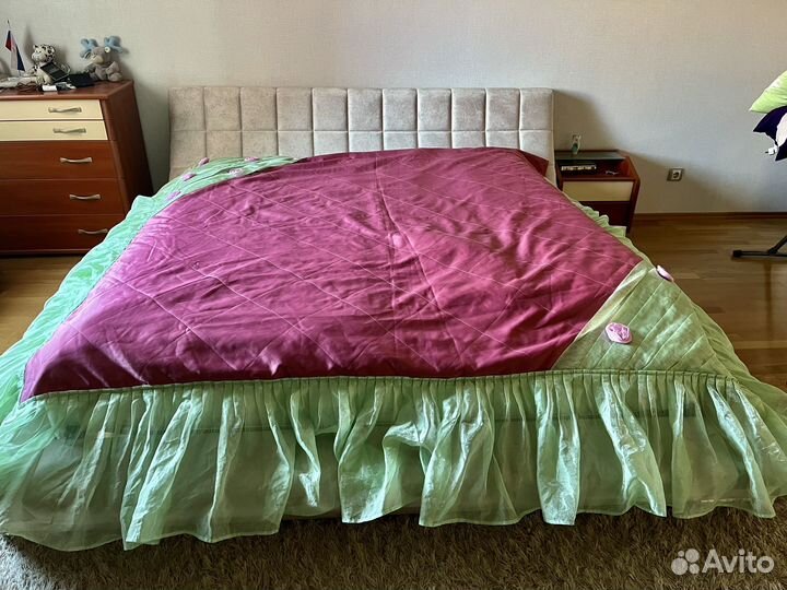 Комплект шторы и покрывало