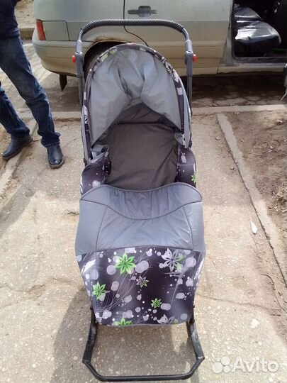 Коляска санки