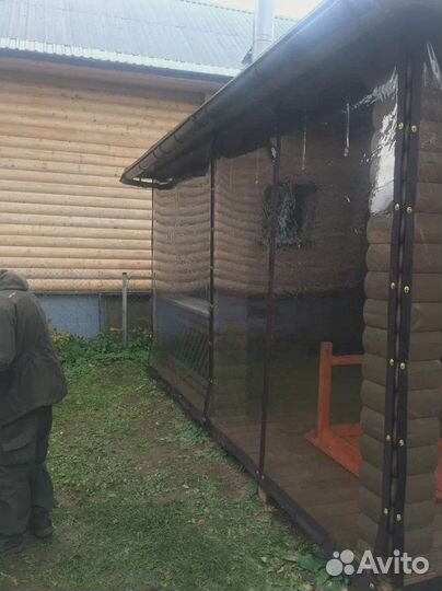 Мягкие окна для беседки