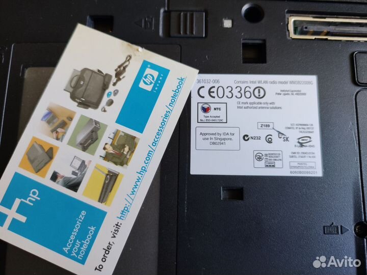 Ноутбук HP Compaq nx 8220