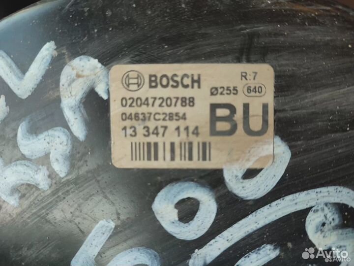 Вакуумный усилитель тормозов opel Corsa D