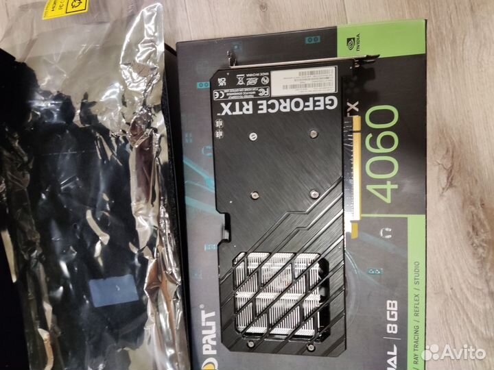 Видеокарта Rtx4060 palit dual 8gb