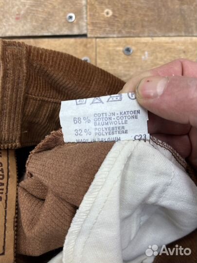 Джинсы levis 630 W29 L32 винтаж вельвет