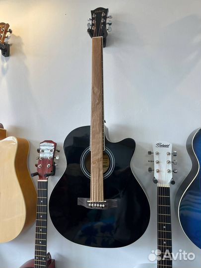 Гитара электроакустика Fabio 4010 BK + чехол