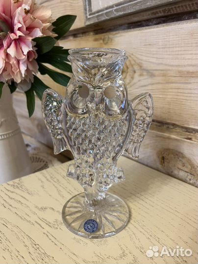 Подсвечник хрустальный СССР 